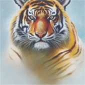Sticker Peinture faciale de tigre - Artwork de faune frapp (Devant)