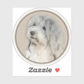 Sticker Peinture Havanaise (Gold Sable) - Art Chien origin (Feuille)
