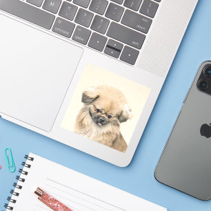 Sticker Peinture Pekingese - Cute Original Chien Art