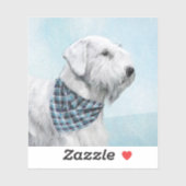 Sticker Peinture Sealyham Terrier - Cute Original Chien Ar (Feuille)