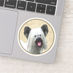 Sticker Peinture Skye Terrier - Cute Original Chien Art