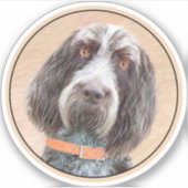 Sticker Peinture Spinone Italiano - Belle Art Original Chi (Devant)