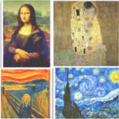 Sticker Peintures d'art célèbres (Devant)
