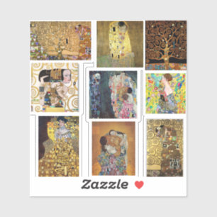 Sticker Peintures d'art Gustav Klimt