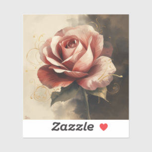 Sticker Peintures Images représentant des roses épanouies