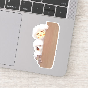 Sticker Pékin Animaux Trio
