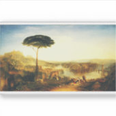 Sticker Pèlerinage de Childe Harold par Joseph Turner (Devant)