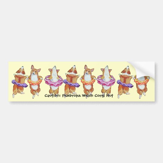 Sticker Pembroke Welsh Corgi (Devant)