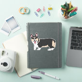 Sticker Pembroke Welsh Corgi Tri couleur (Couverture iPad)