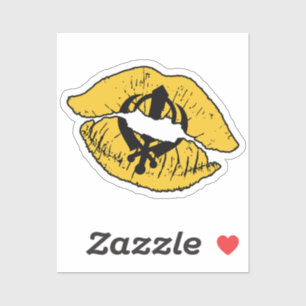 Sticker Pendjab Khalistan Punjabi Sikh Lipstick Drapeau d'