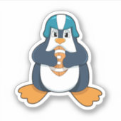 Sticker Penguin de football (Devant)