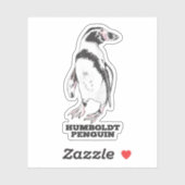 Sticker Penguin de Humboldt (Feuille)