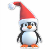 Sticker Penguin de Noël (Devant)