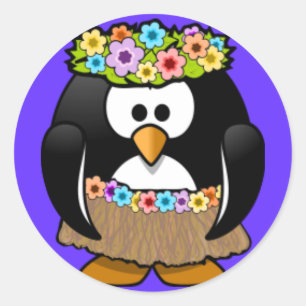 Sticker - Penguin Hoola Dancer