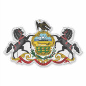 Sticker Pennsylvania flag (Devant)