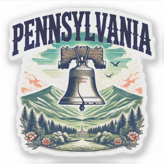 Sticker Pennsylvanie (Devant)