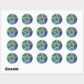 Sticker Pentacle (Feuille)