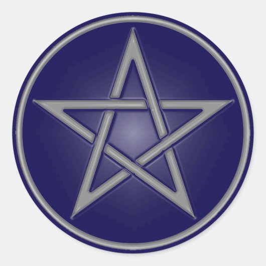 Sticker Pentacle Bleu (Devant)