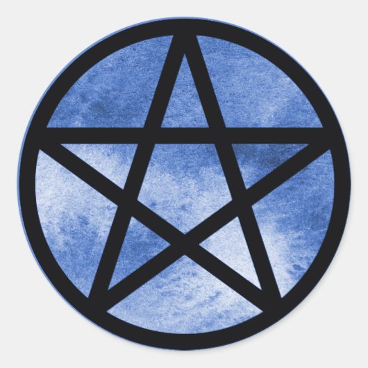 Sticker Pentacle Bleu (Devant)