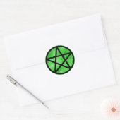 Sticker Pentacle Vert (Enveloppe)