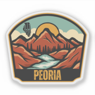 Sticker Peoria, Illinois