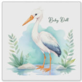 Sticker Pépinière sur mesure pépinière set poupée bébé (Devant)