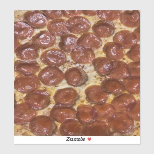 Sticker Pepperoni Pizza (Feuille)