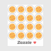 Sticker Pepperoni Pizza Nuit Restauration rapide Sortir Pl (Feuille)