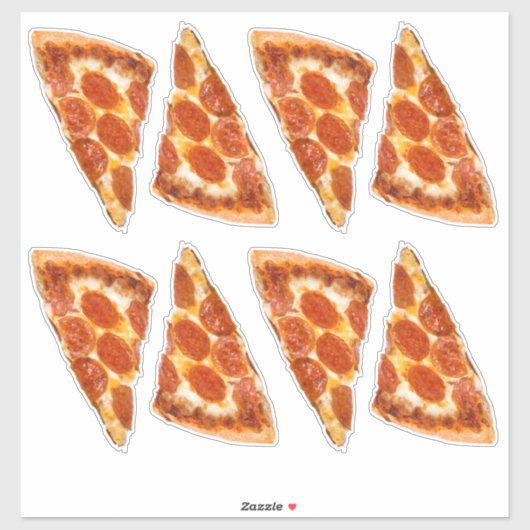 Sticker Pepperoni Pizza Slice (Feuille)