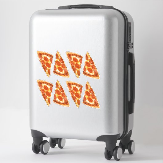 Sticker Pepperoni Pizza Slice (Sur valise)