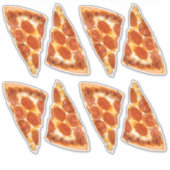 Sticker Pepperoni Pizza Slice (Devant)