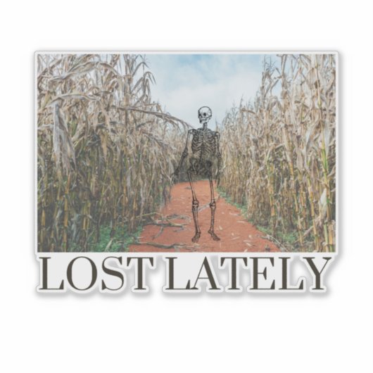 Sticker Perdu Skeleton Corn Maze (Devant)