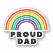 Sticker Père de Proud Rainbow (Devant)