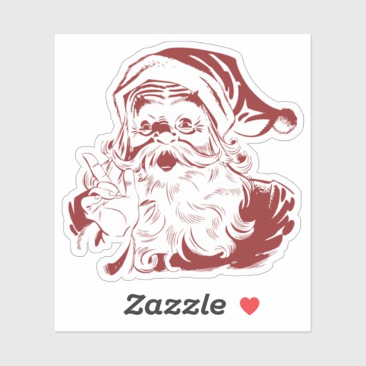 Sticker Père Noël (Feuille)