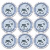 Sticker Père Noël 1ère Sqdn de transport aérien polaire - (Devant)