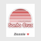 Sticker père Noël Cruz California (Feuille)