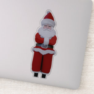 Sticker Père Noël déçu chris kringle vieux saint nick