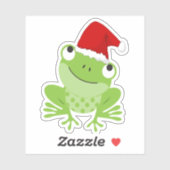 Sticker Père Noël Frog (Feuille)
