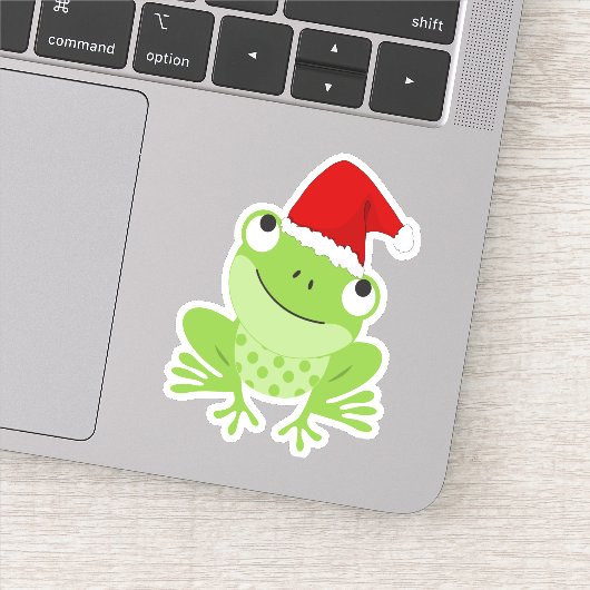 Sticker Père Noël Frog (Détail)