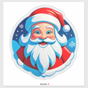 Sticker Père Noël joyeux