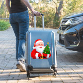 Sticker Père Noël joyeux (Valise Insitu)