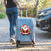 Sticker Père Noël joyeux (Valise Insitu)