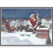 Sticker Père Noël Livres à Noël, (Devant)