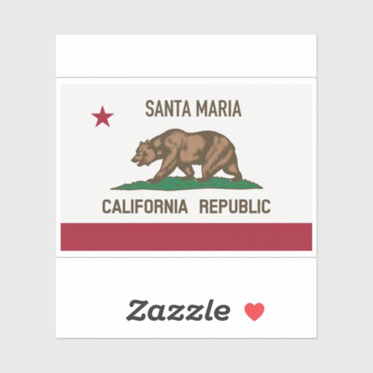 Sticker Père Noël Maria CA (Feuille)