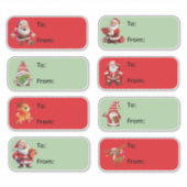 Sticker Père Noël multinome (Devant)