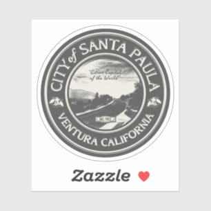 STICKER PÈRE NOËL PAULA CALIFORNIE