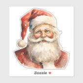 Sticker Père Noël rétro (Feuille)