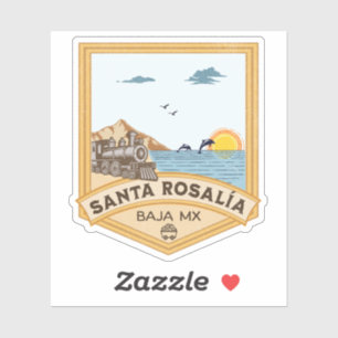 Sticker Père Noël Rosalia Baja California Sur Mexique