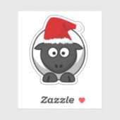 Sticker Père Noël Sheep (Feuille)
