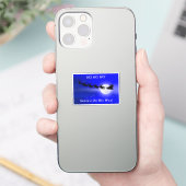 Sticker Père Noël Sleigh Ride Christmas (Téléphone)